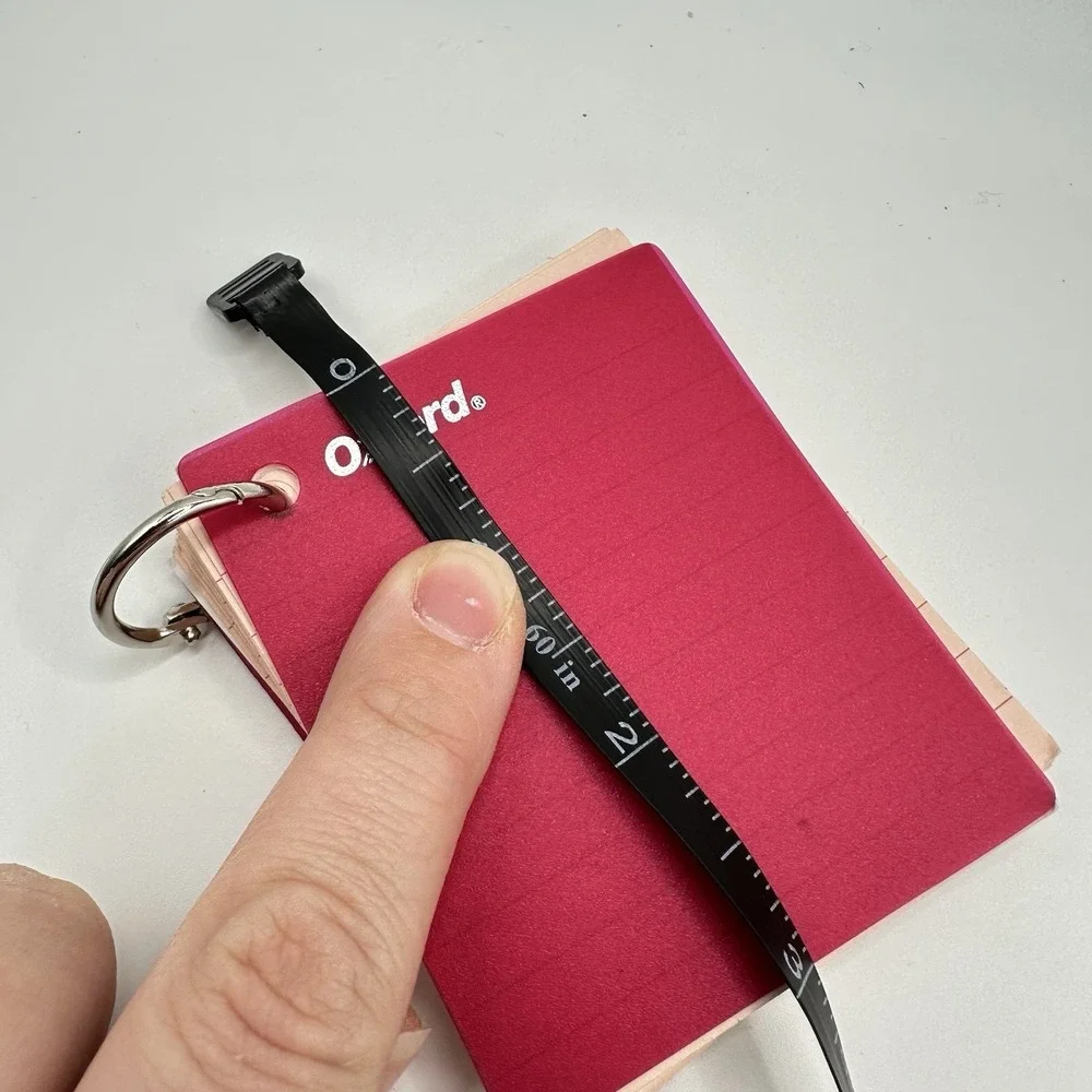 VTG‎ Mini Oxford Keychain Notebook Pad Paper Y2K 2000's 3